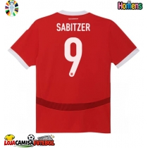 Camisa de Futebol Áustria Marcel Sabitzer #9 Equipamento Principal Europeu 2024 Manga Curta